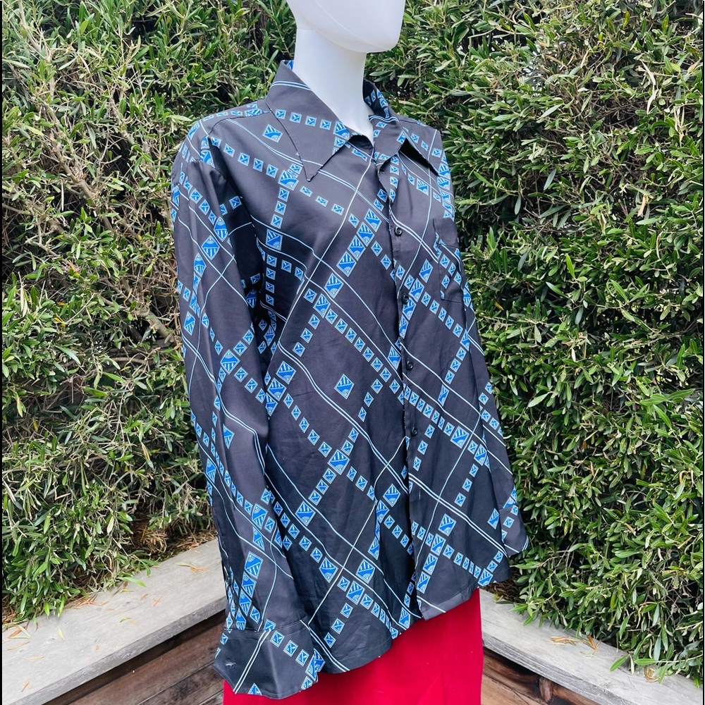 Vintage Capri Polyester Button Down - image 8